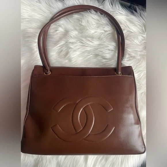Chanel Bags Vintage Chanel Shoulder Bag Color Brown Size Os Cellecarroll s Closet